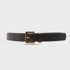 ZARA - LEATHER BELT WITH BUCKLE